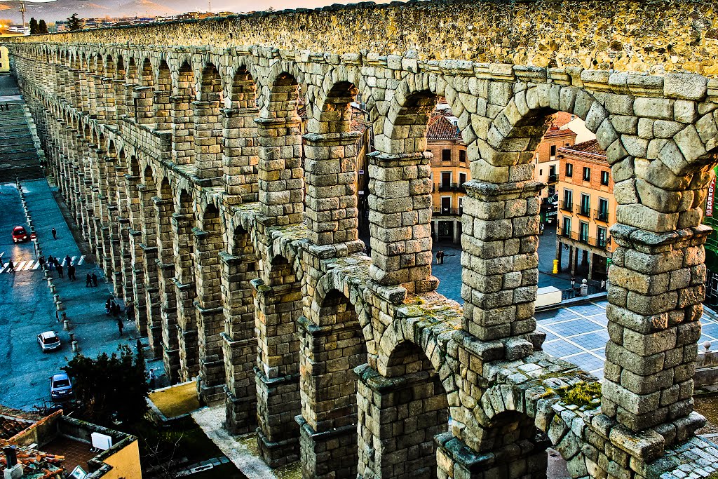The Segovia Aqueduct  -------- First Prize in August 2013 / Panoramio Contest, Сеговия