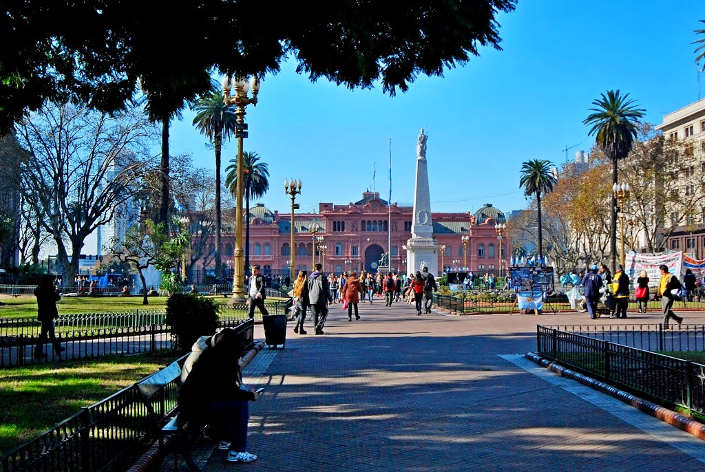 Buenos Aires -Plaza de Mayo-Casa Rosada, Азул