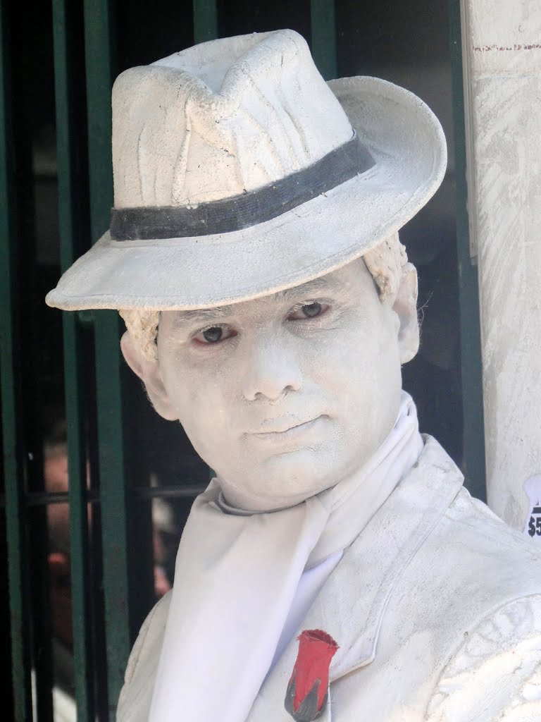"Estatuas vivientes" - San Telmo, Буэнос-Айрес