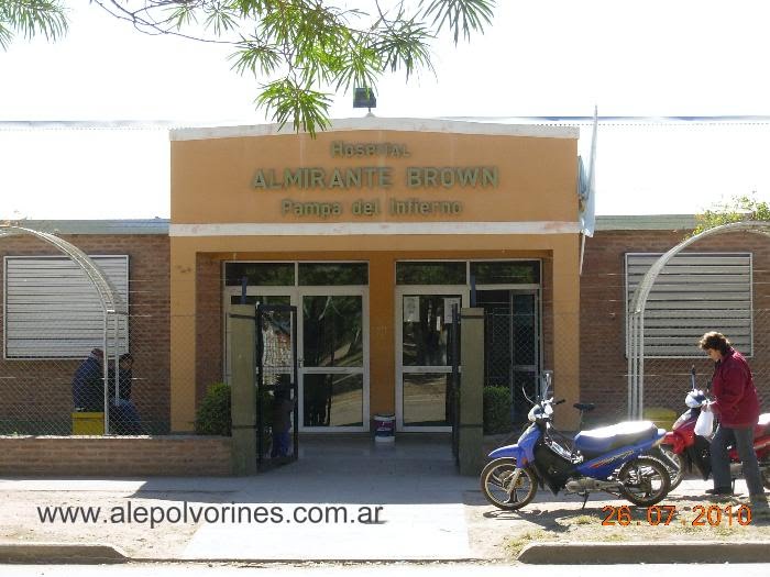 Pampa del Infierno - Hospital Ate Brown ( www.alepolvorines.com.ar ), Пресиденсиа-Рокуэ-Сенз