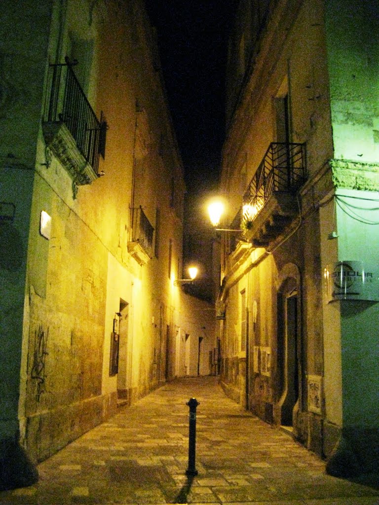 Lecce, nightwalking, Лечче