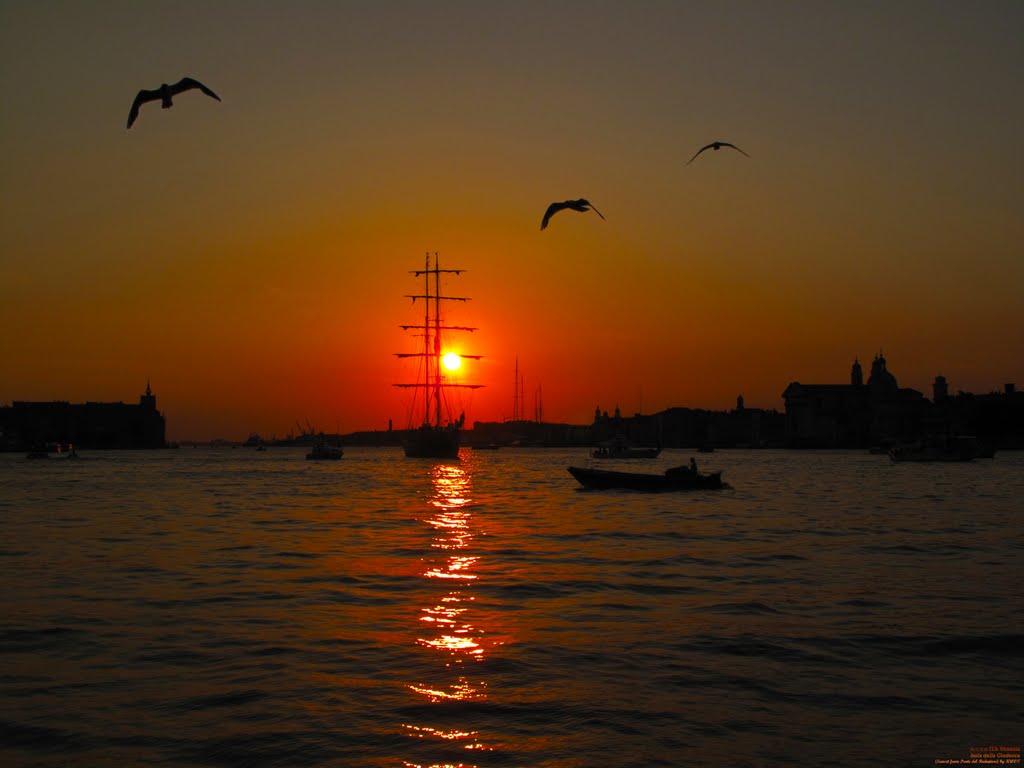 ITA Venezia La Giudecca {Sunset from Ponte del Redentore} by KWOT {1st photo from this spot on G.E.}, Верона