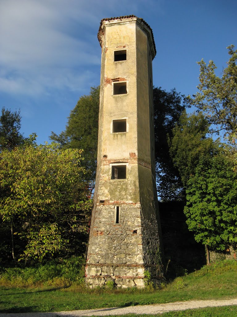 Il "roccolo" di Parco Rizzi. Castelnovo di Isola Vicentina, VI. Italia, Виченца
