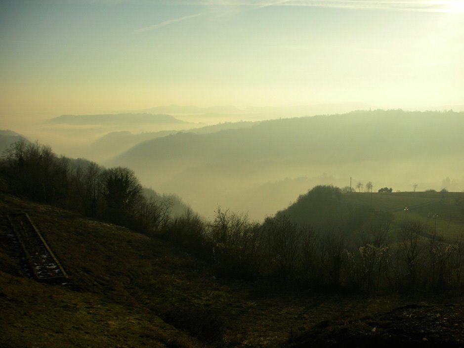 vista sud da Ignago, Виченца