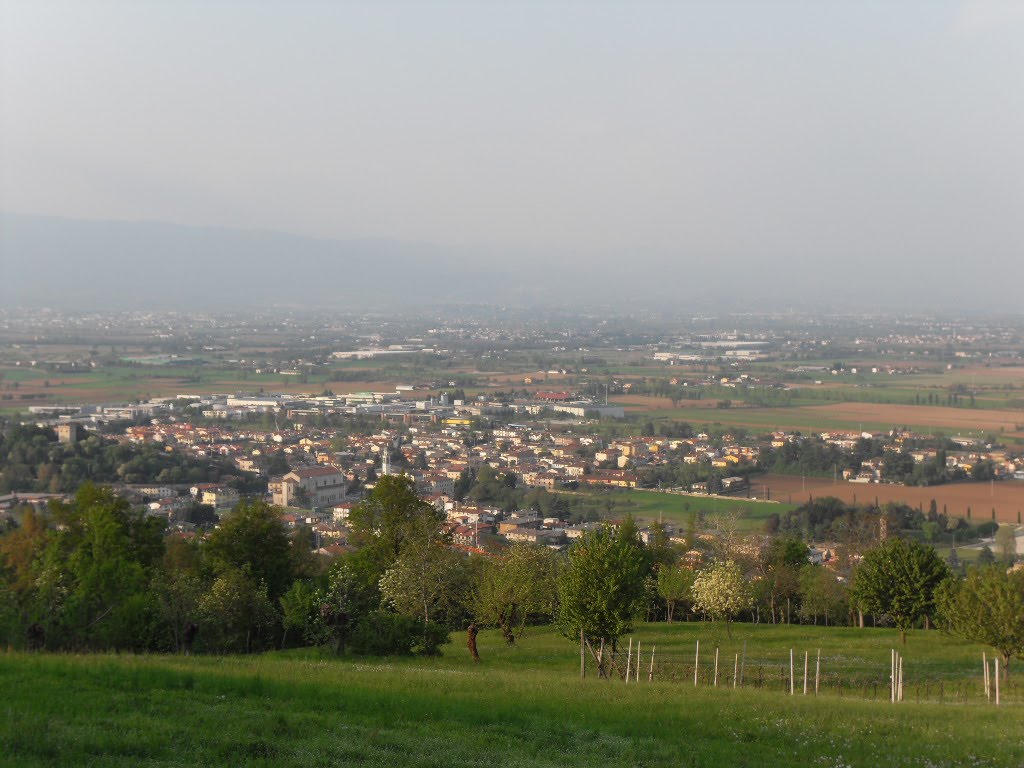 panorama di Castelnovo visto da Ignago, Виченца