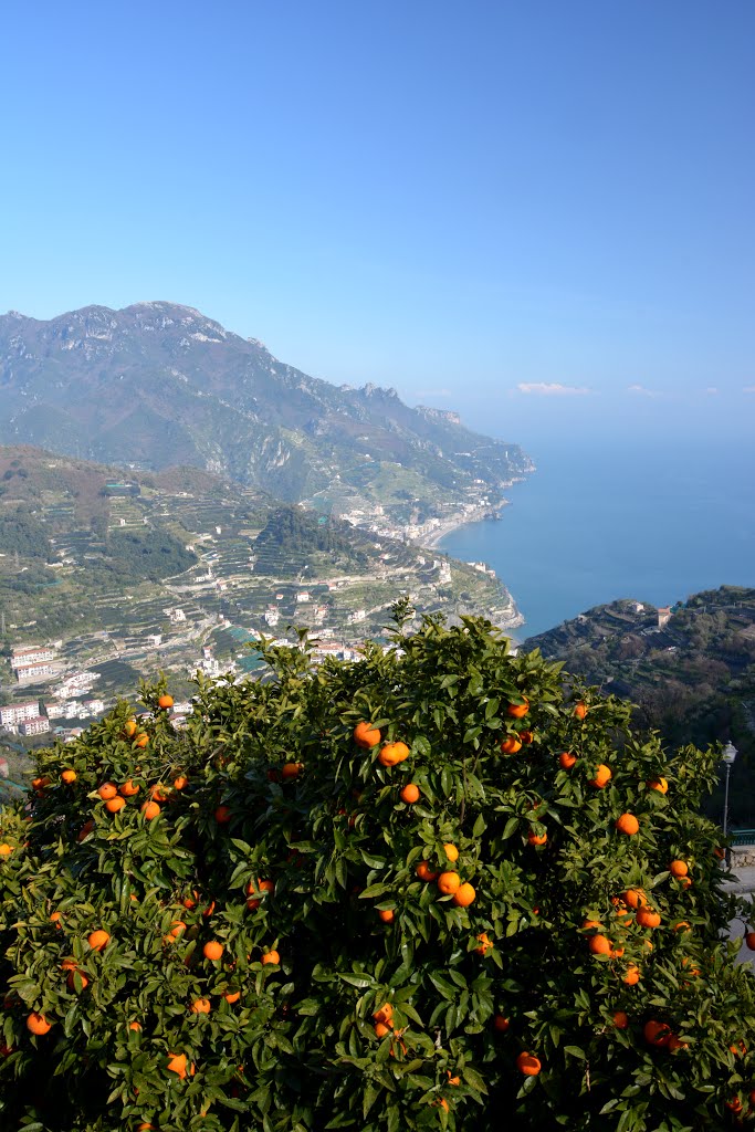 Panorama da Ravello, Costiera Amalfitana, Амалфи
