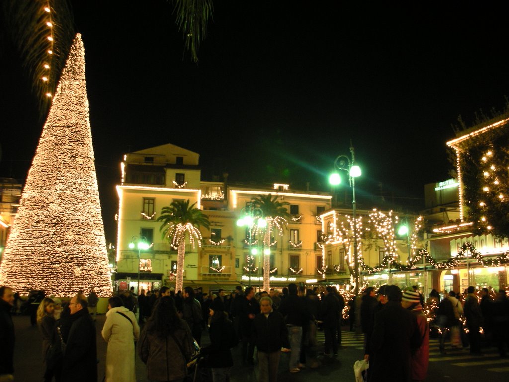 Sorrento: Natale 2007, Piazza Tasso, Сорренто