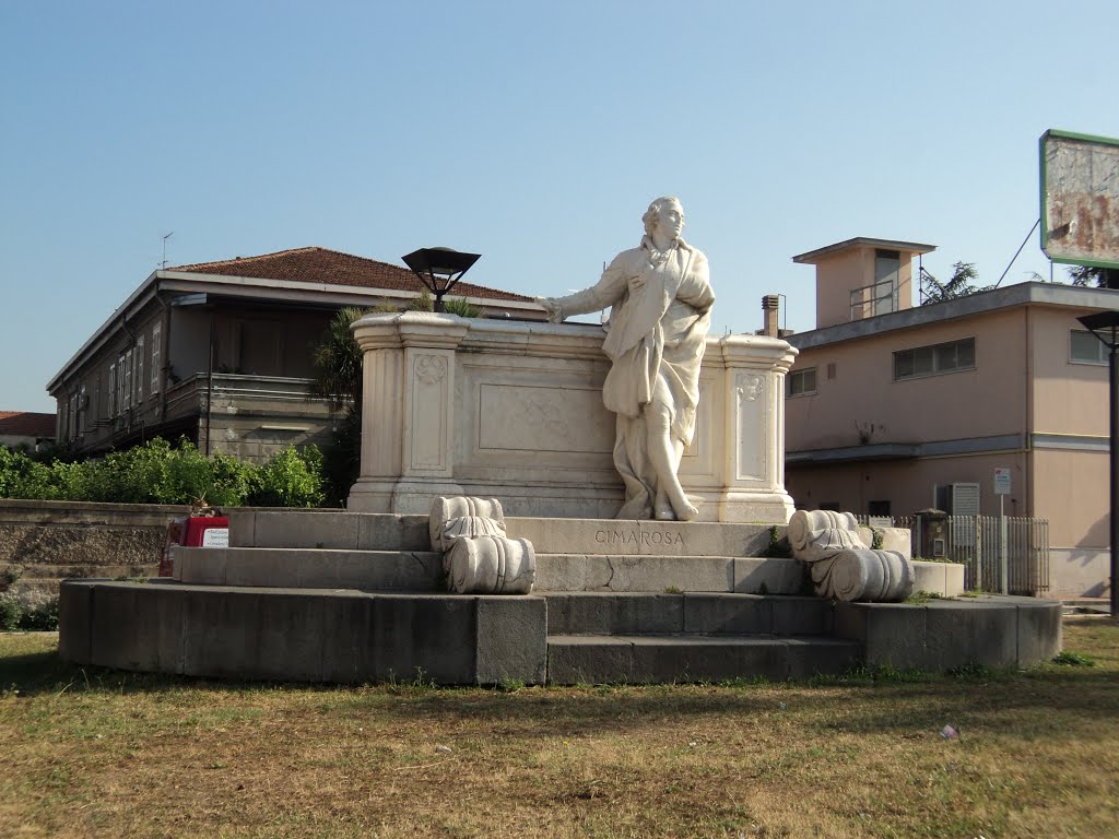 Monumento a Domenico Cimarosa, Аверса