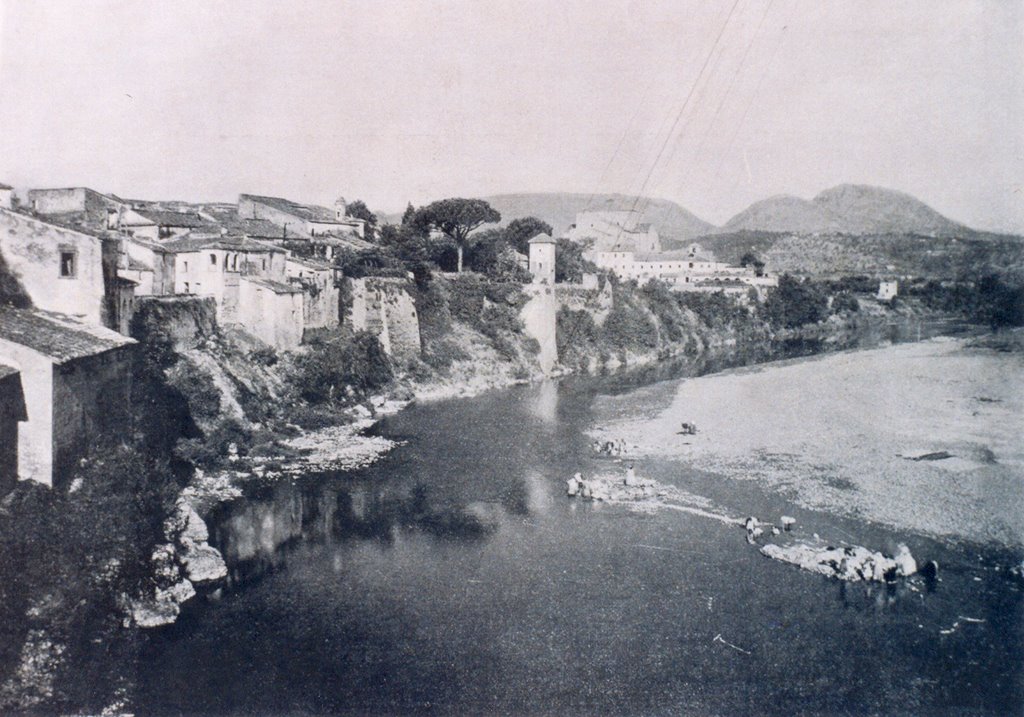veduta di via posillipo e fiume calore prima del 1943, Беневенто