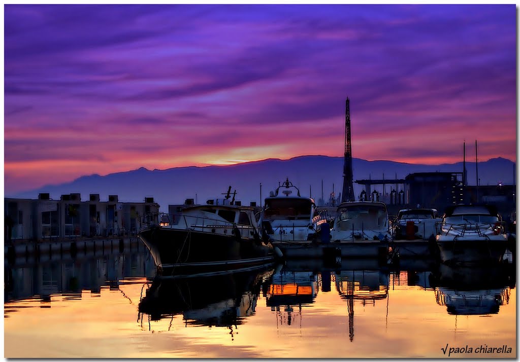 #149 Twilight time   - Fleeting lights of evening - Genova - Luci fuggenti della sera, Генуя