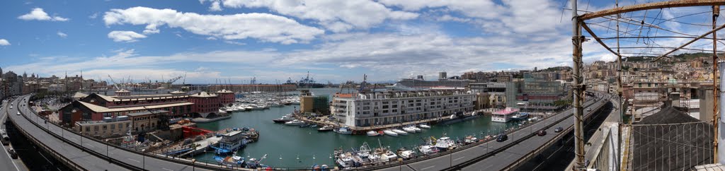 Panorama porto di Genova, Генуя