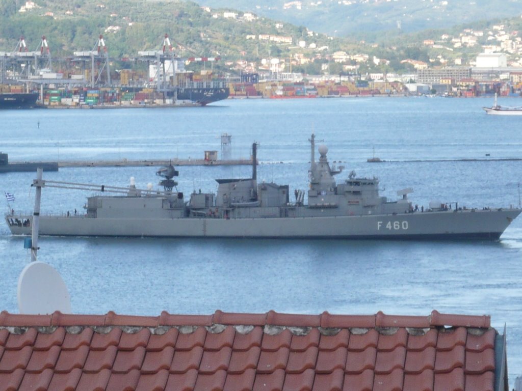 Marola - fregata greca  Aegeon F460, Ла-Специя