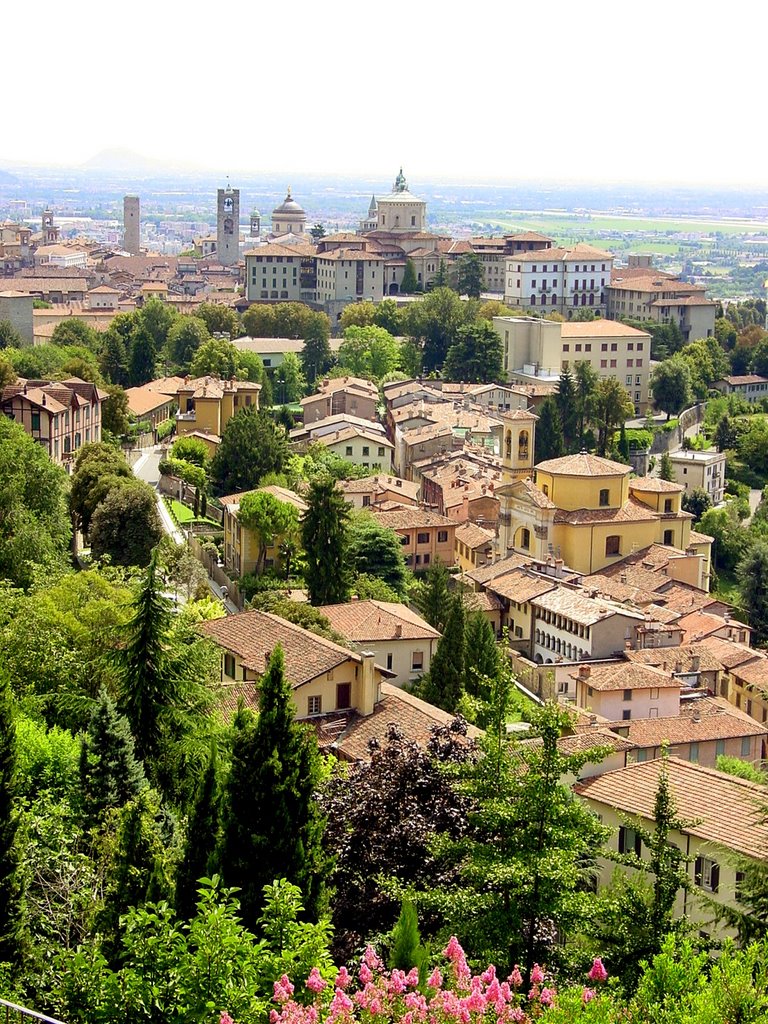 Bergamo View from San Vigilio B, Бергамо