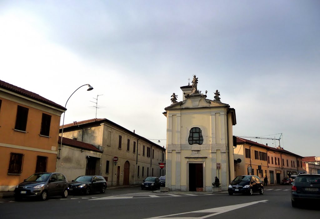 Chiesa di Madonna in Prato (cappella campestre sec. XV, chiesa attuale sec. XVI) - Busto Arsizio (VA), Бусто-Арсизио