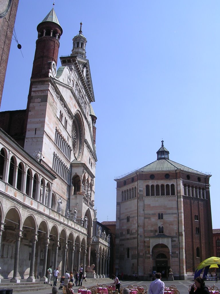 Duomo e Battistero - Cathedral and Baptistery, Кремона