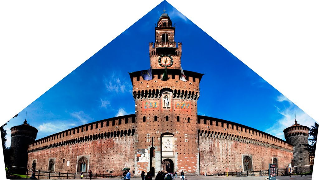 Main Gate of Castello Sforzesco, Milan  {Contest Octomber 10} by makis_rom2010, Милан