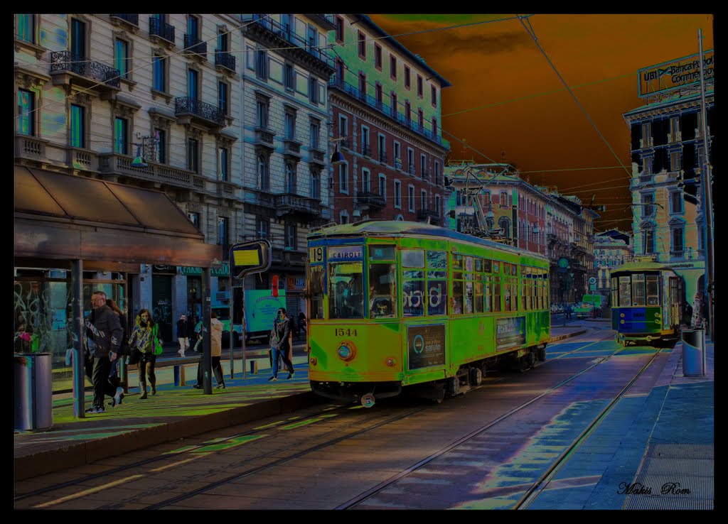 La fermata del tram in Cadorna{Contest November 10} by makis_rom, Милан