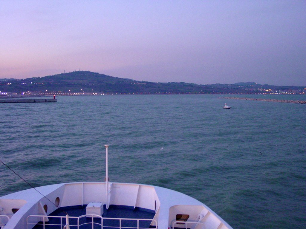 GoodMorning Ancona ! from the ferry boat Split Croatioa, Анкона