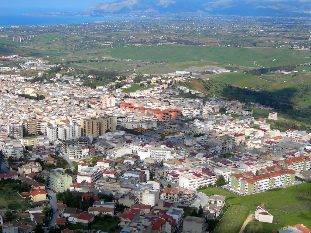 Alcamo - panorama zona nord-est città, Алькамо