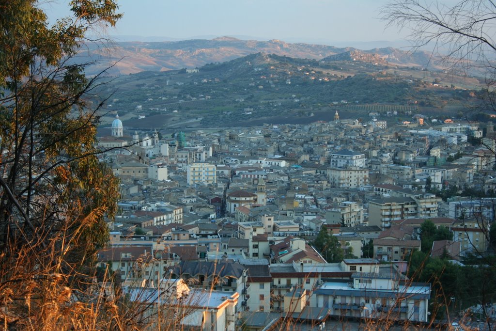 Caltanissetta vista da monte San Giuliano, Калтаниссетта