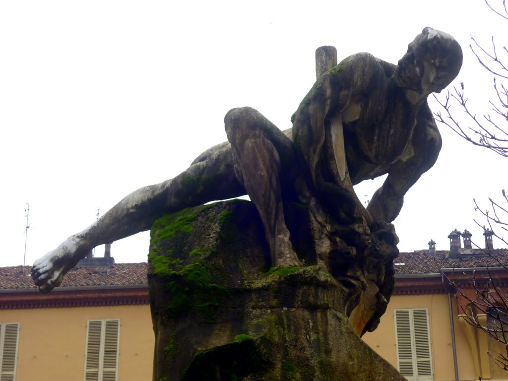 Asti, fontana di Piazza Medici, Асти