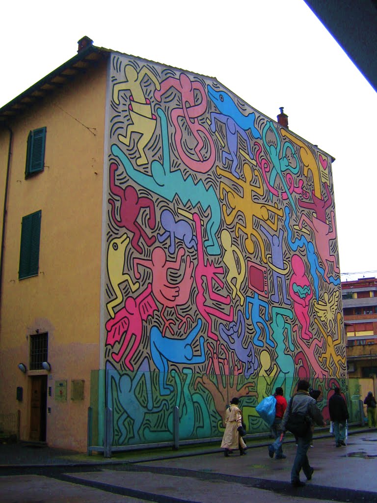 Pisa - TUTTOMONDO - Keith Haring 1989, Пиза