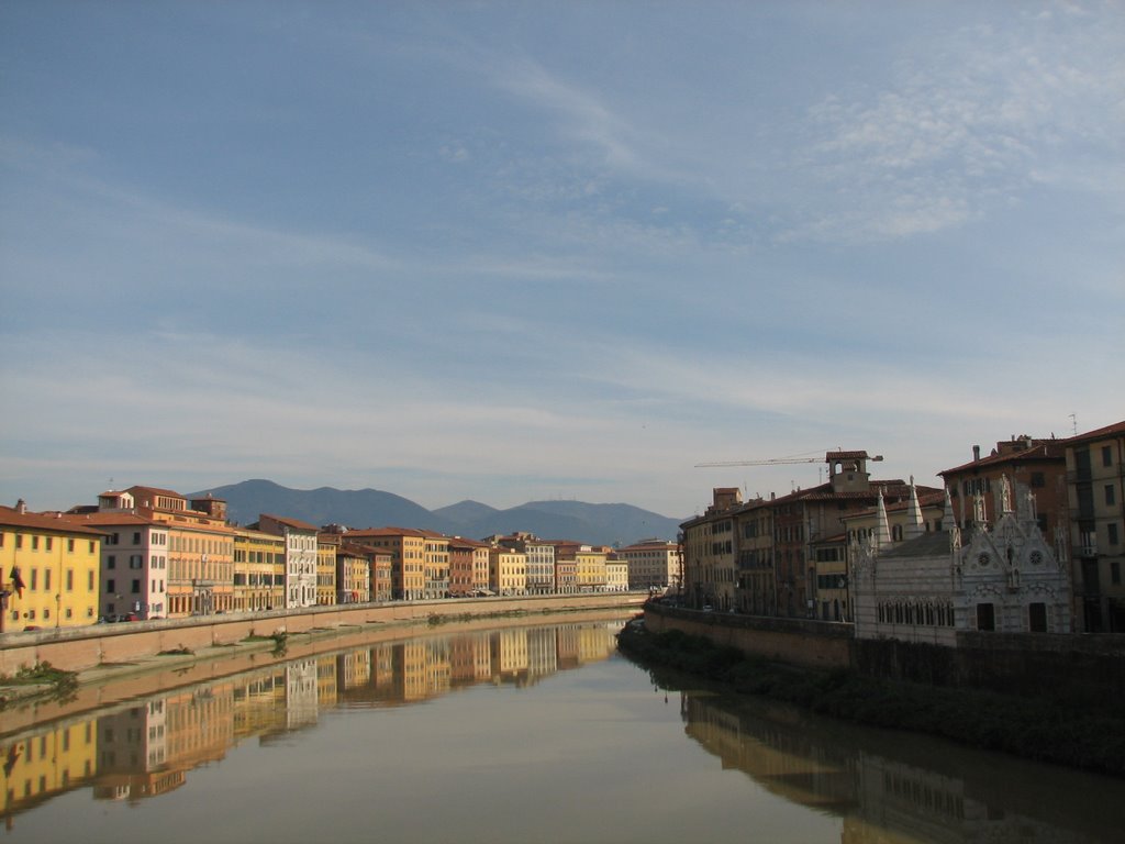 Arno, Пиза