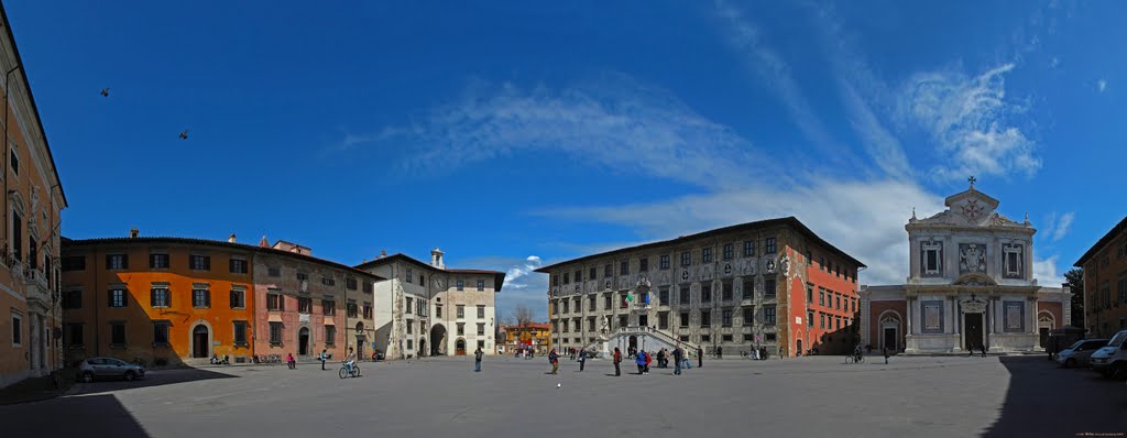 ITA Pisa Piazza dei Cavalieri Panorama by KWOT, Пиза