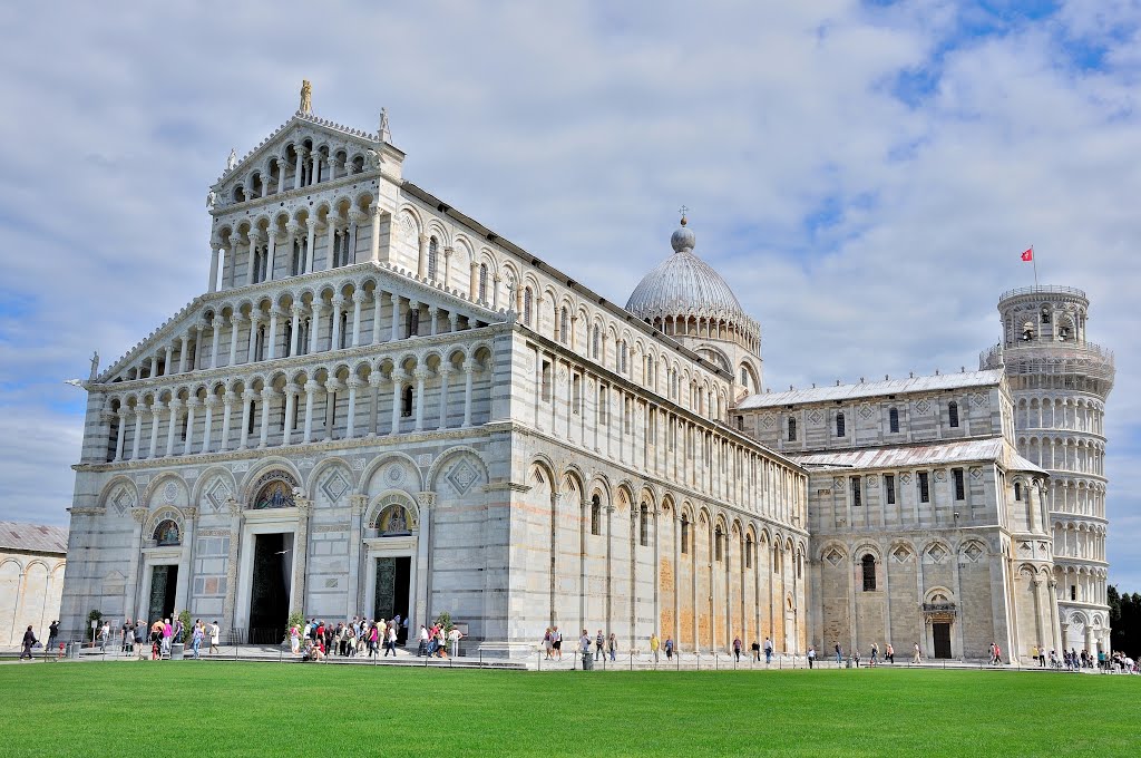 Pisa (PI): il Duomo, Cattedrale di Santa Maria Assunta e la Torre Pendente. (19-09-2010), Пиза
