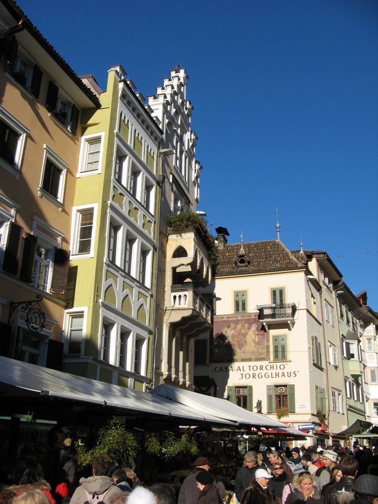 Piazza delle Erbe, Casa al torchio, Bolzano - Bozen, Больцано