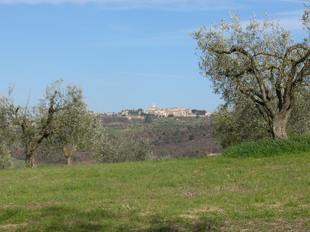 Collazzone - Panorama, Перуджиа