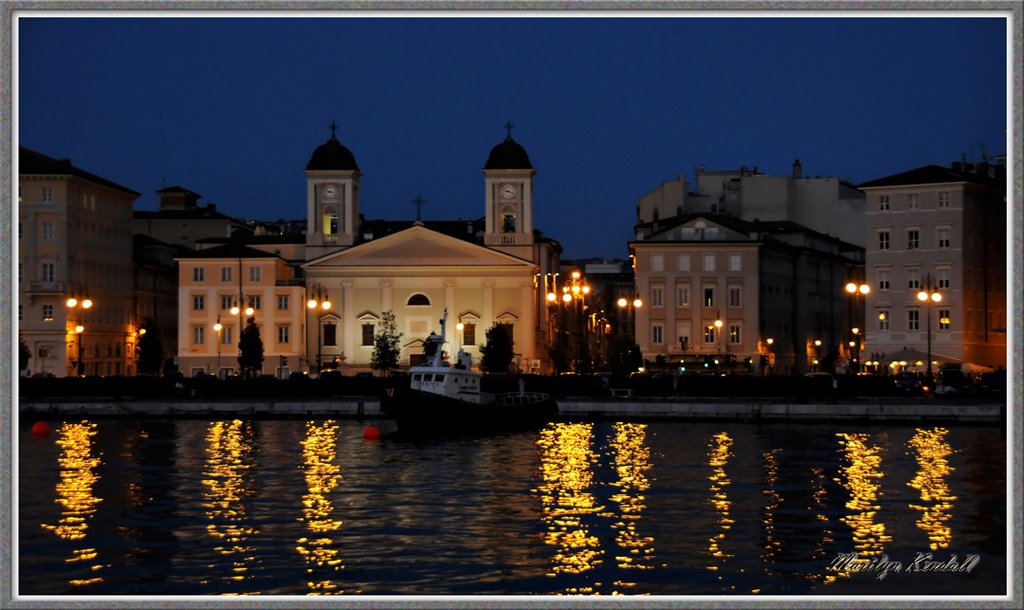 Trieste by night, Триест