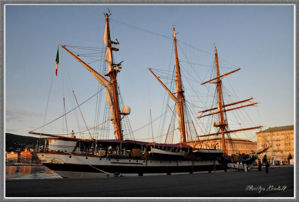 Palinuro - Italian Navy Schooner School Ship, Триест