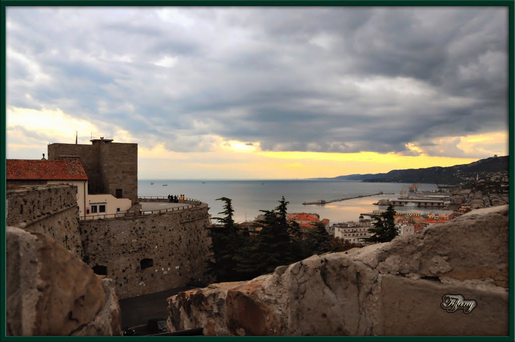 View from San Giusto Castle - Trieste, Триест