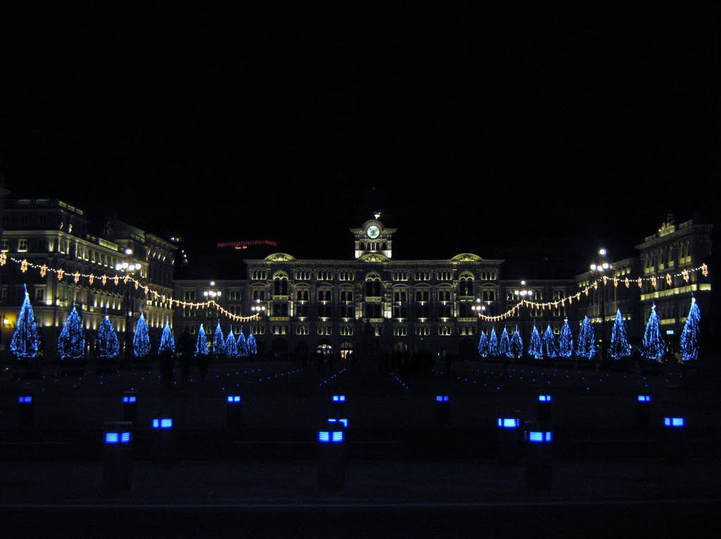 Trieste a Natale,Piazza dellUnità dItalia, Триест