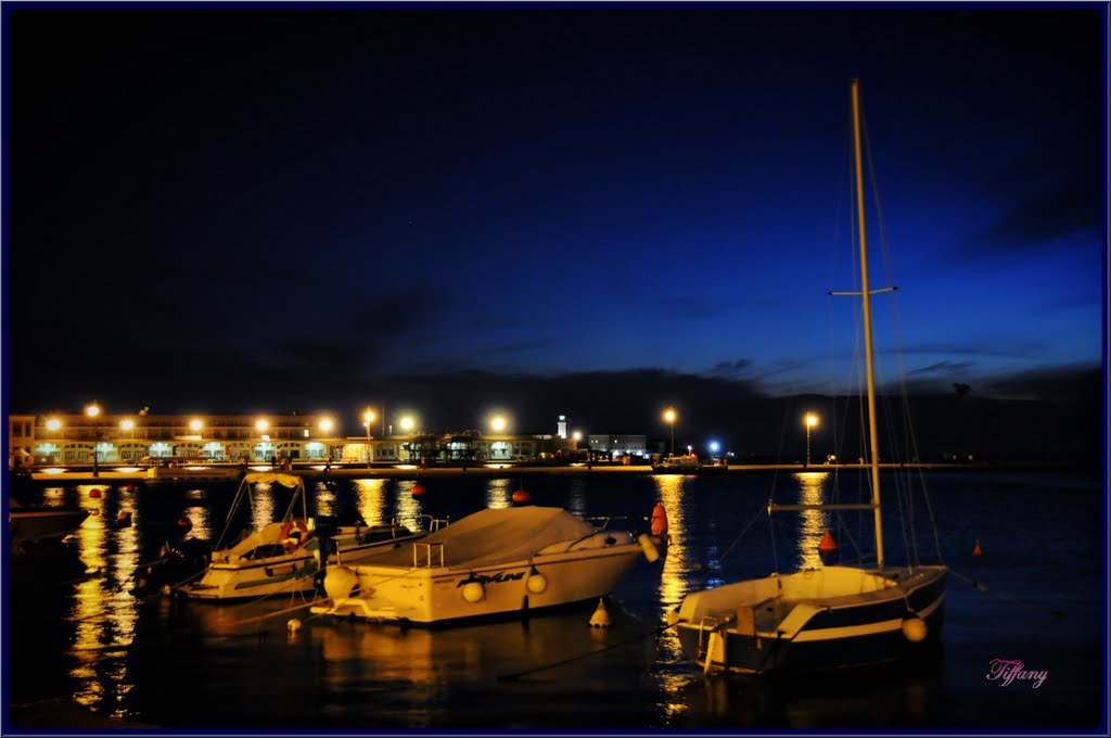 Blue Hour with Boats, Триест