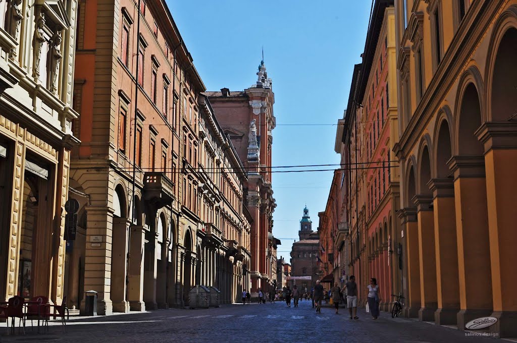 Gassen von Bologna – Cattedrale di San Pietro - (C) by Salinos_de I, Болонья