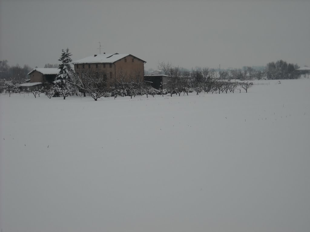 winter landscape, Пиаченца
