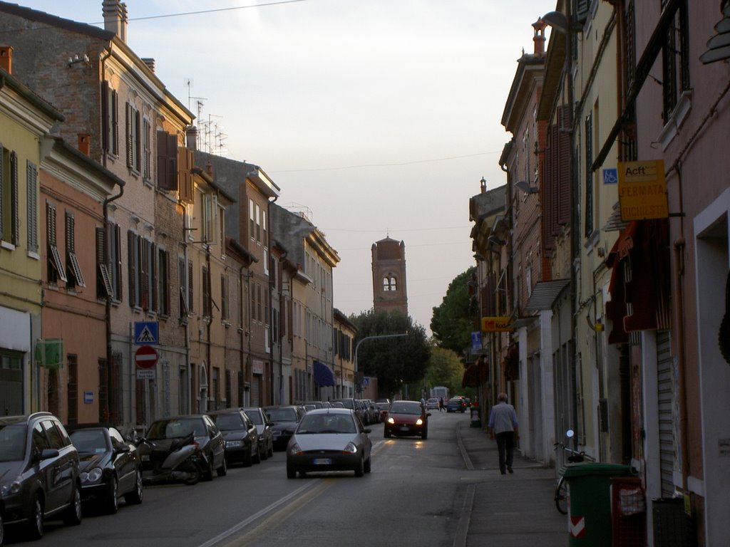 Ferrara 2007 via Porta Romana, Феррара