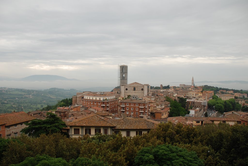 Perugia, panoráma, Перуджа