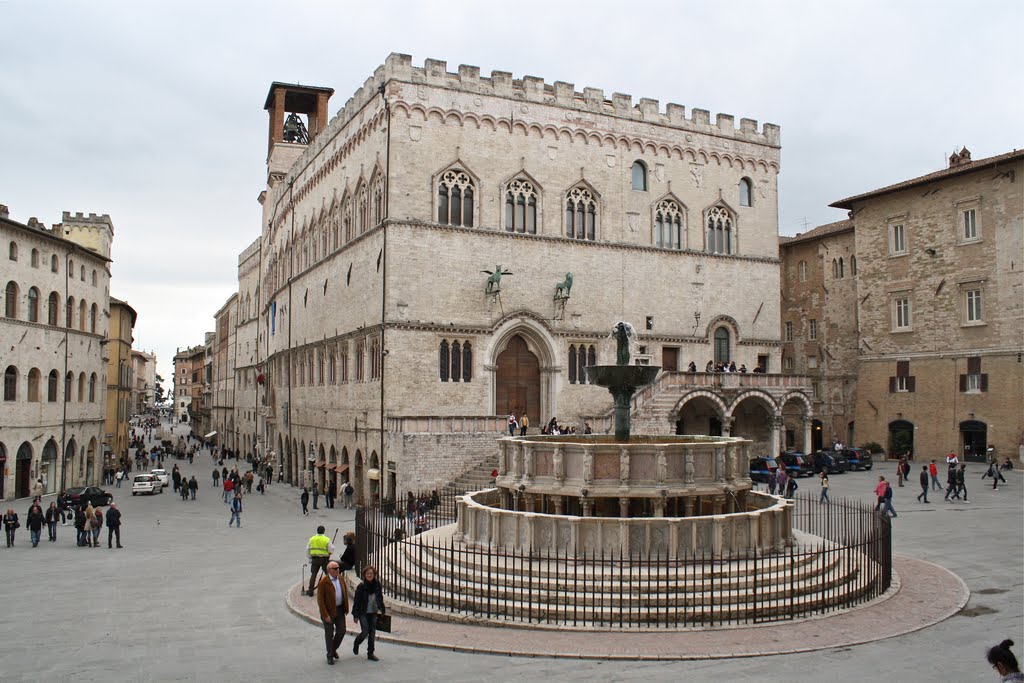 Fontana Maggiore. Perugia., Перуджа