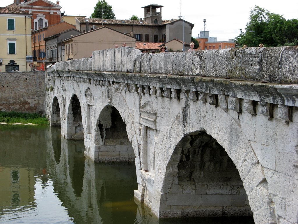 Ponte di Tiberio, Rimini, Римини