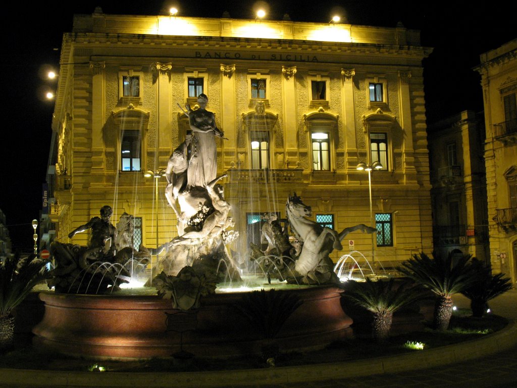 Fontana di Archimede - Siracusa di notte -*, Сиракуза