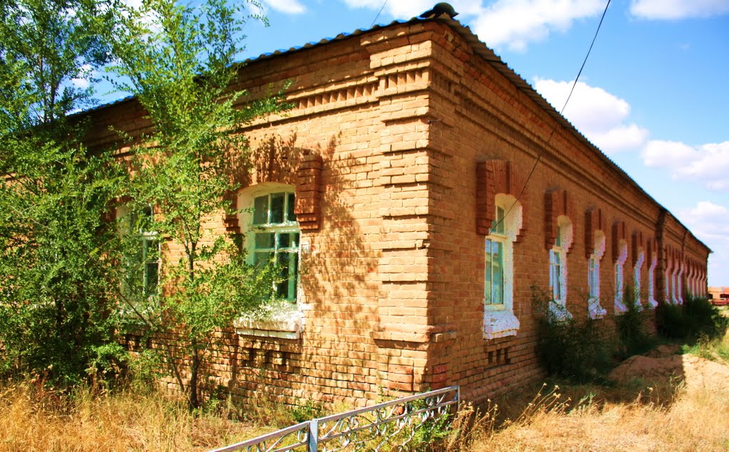 XIX век, здание Оренбургского казачьего корпуса. Уил., Уил