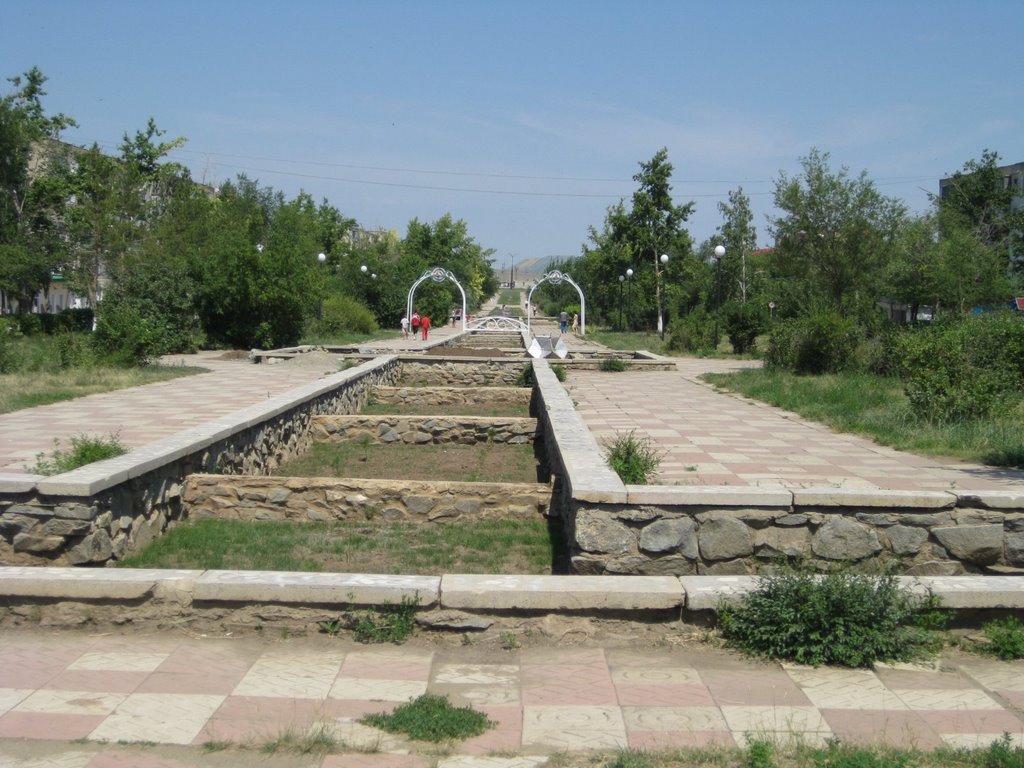 Old fountain, Khromtau, Хромтау