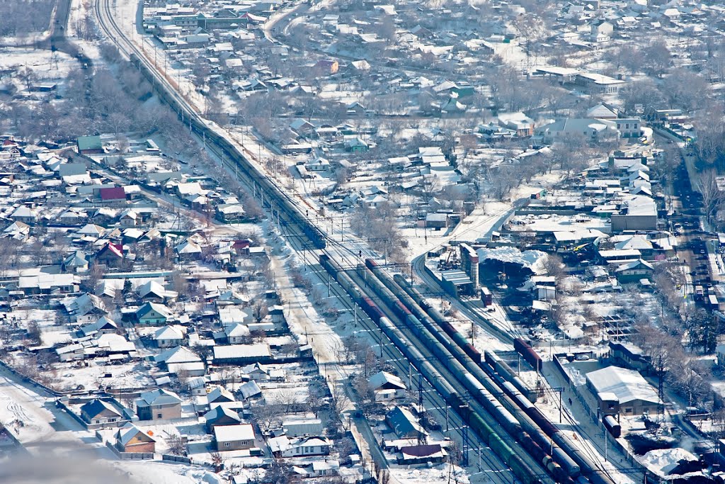 Станция Боралдай. Казахстан, Алматинская область, 08.12.2012, Бурундай
