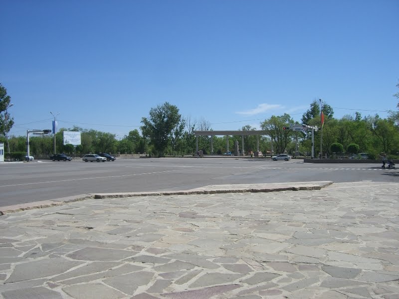 городская площадь, Капчагай