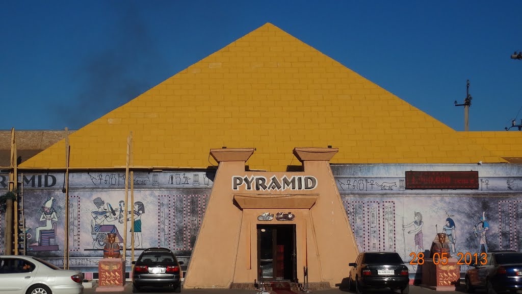 Kazakhstan, Kapсhagay,  Pyramid slot club-casino, Капчагай