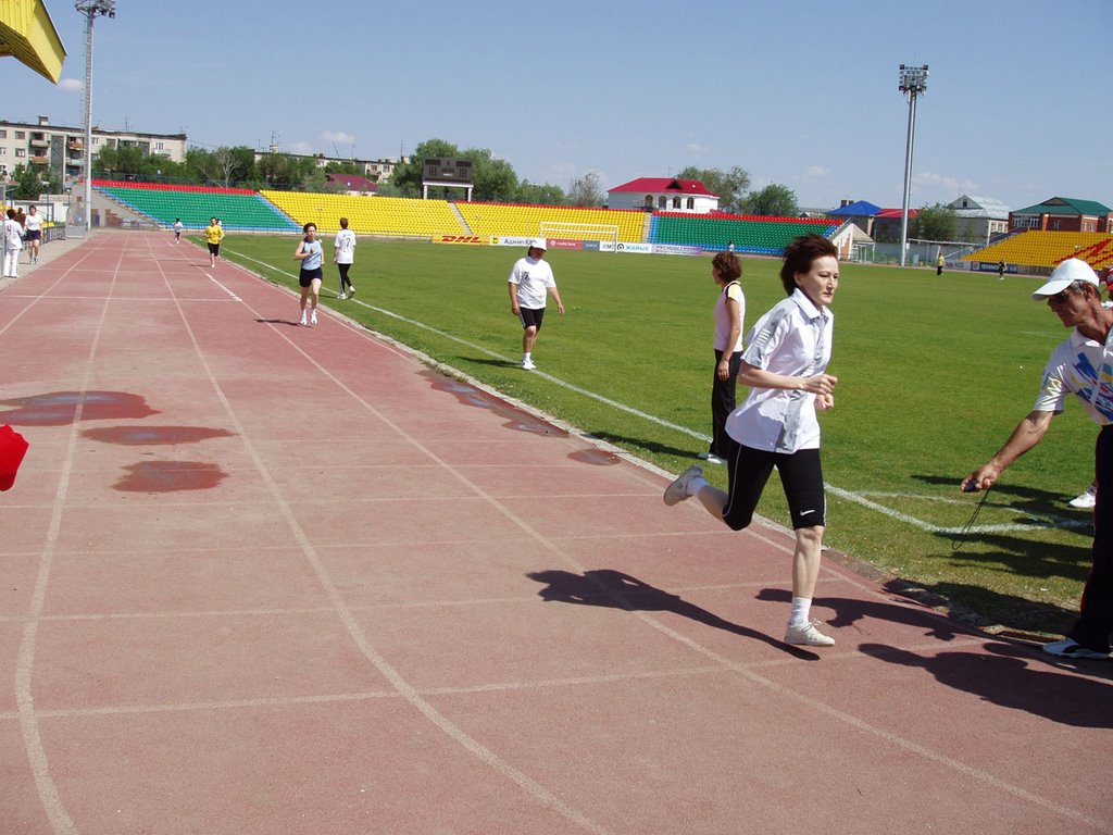Городской Стадион в ЖилГородке, Атырау(Гурьев)