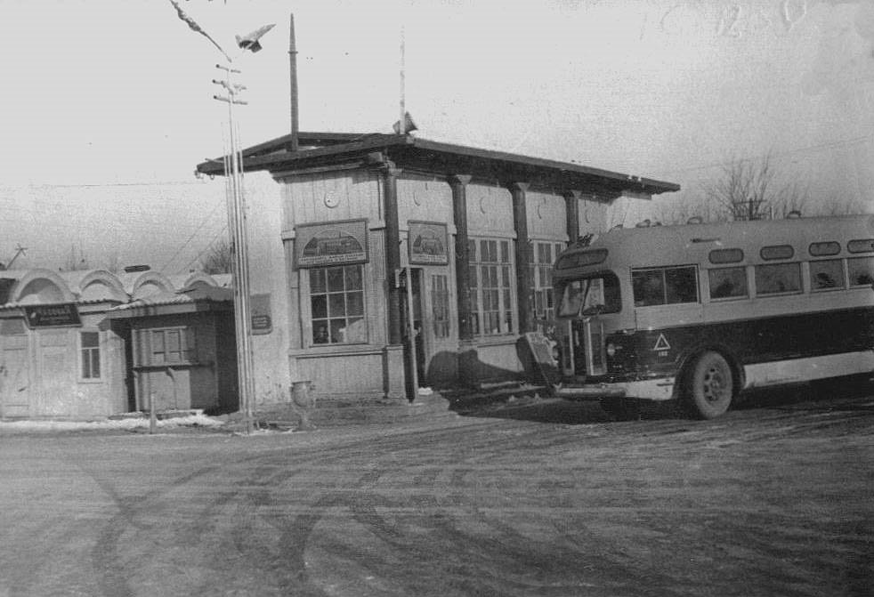 Конечная остановка автобуса Жилгородок 1958 г., Атырау(Гурьев)